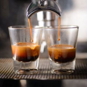 Caffè espresso al vetro